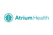 Image of Atrium Health logo and icon in teal colour