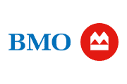 Image of BMO logo in blue and icon in red beside it