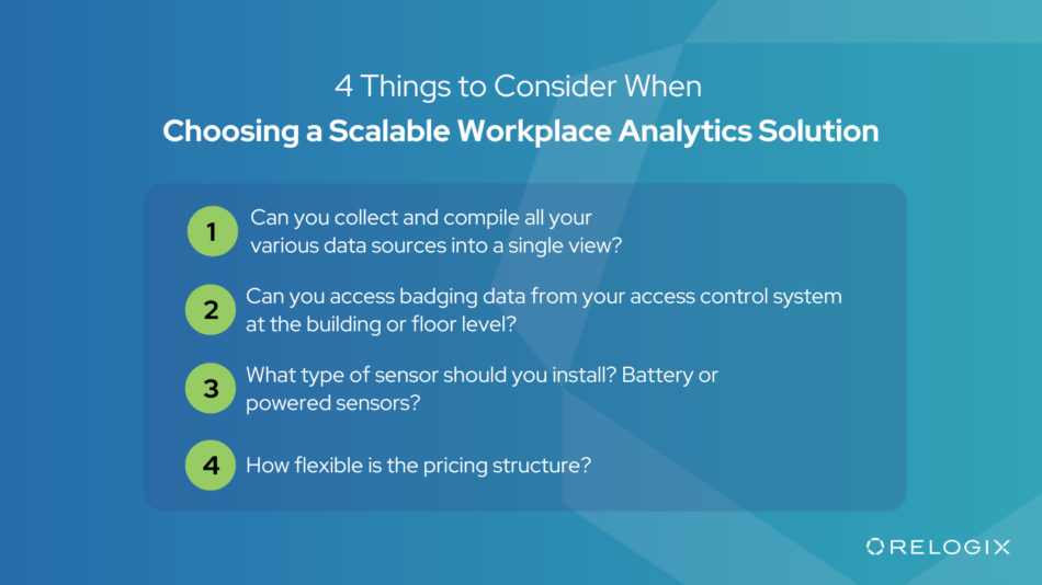 4 Things to Consider When Choosing a Scalable Workplace Analytics Solution